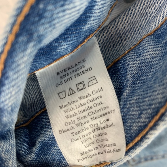 Everlane Modern Boyfriend Denim Jeans 25 - Picture 10 of 10